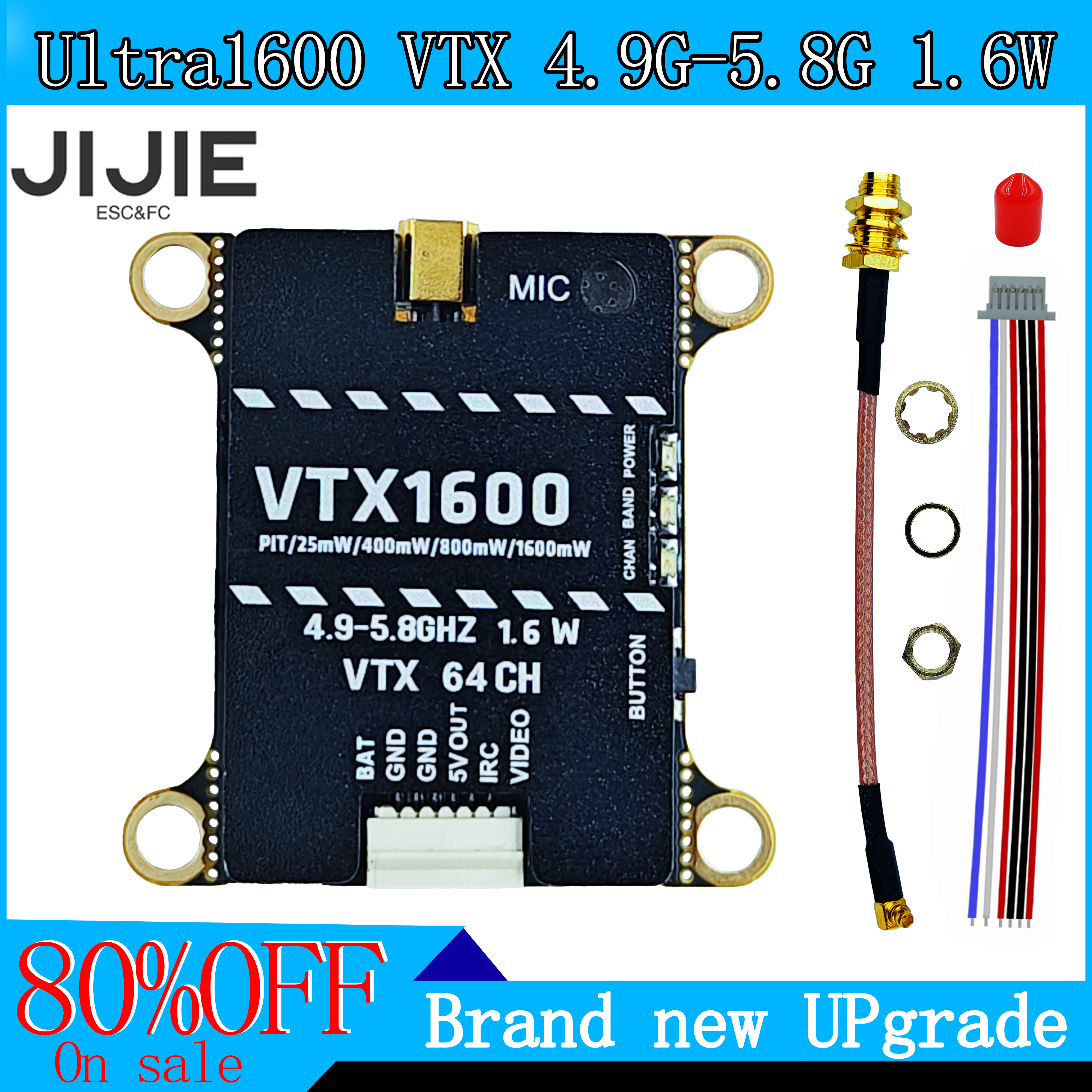 JIJIE Original new 1.6W VTX 2. - Drone Kit Long Range recensione e prezzo