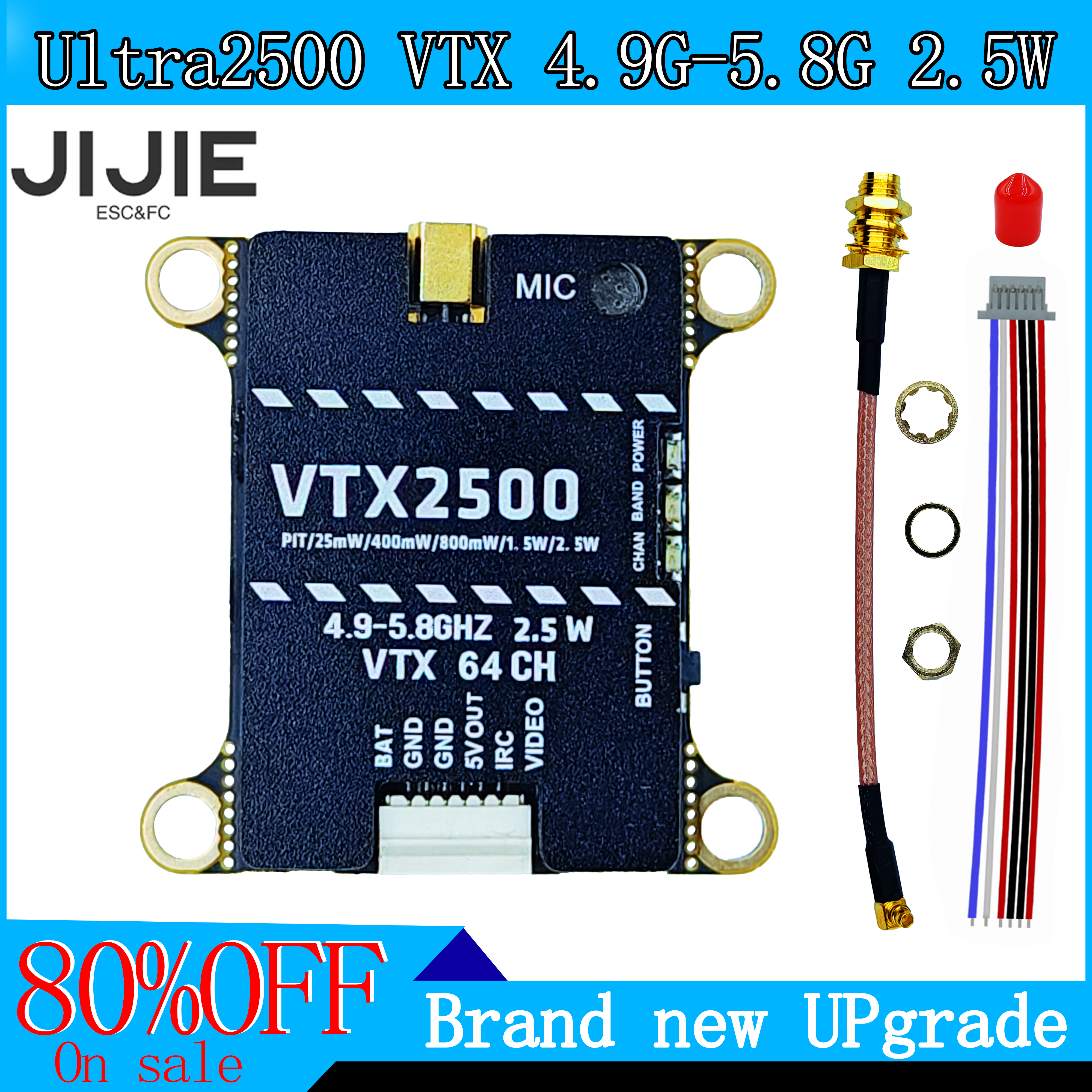 JIJIE Original new 1.6W VTX 2. - Drone Kit Long Range recensione e prezzo