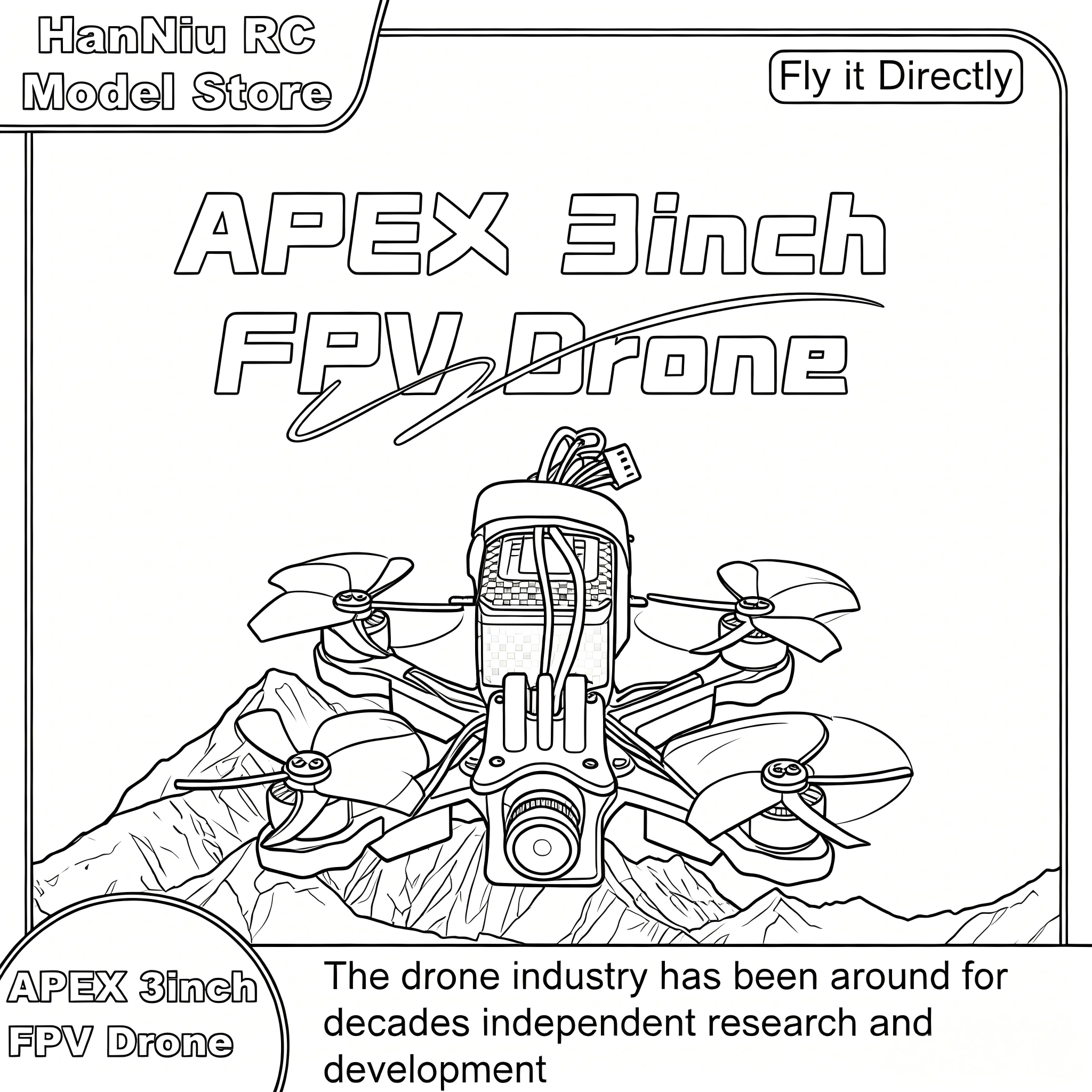 B-CUBE APEX 3inch FPV Drone Fr - Drone Kit Octocopter recensione e prezzo