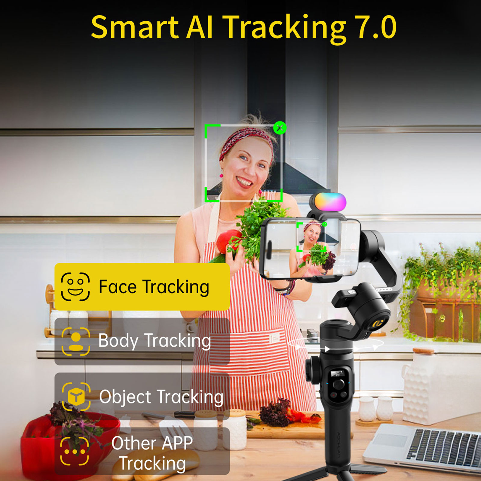 Aochuan Smart S2 Smart Gimbal  - Drone Kit Professional recensione e prezzo