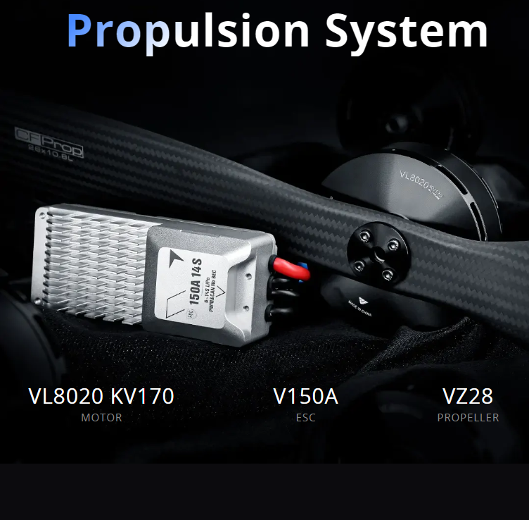 T-MOTOR VL8020 KV170 12S 20kg/ - Drone Kit Vtol recensione e prezzo