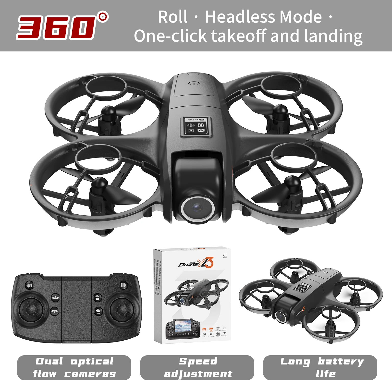 New YL3 RC Drone 8K 1080P Wide - Drone Kit Professional recensione e prezzo