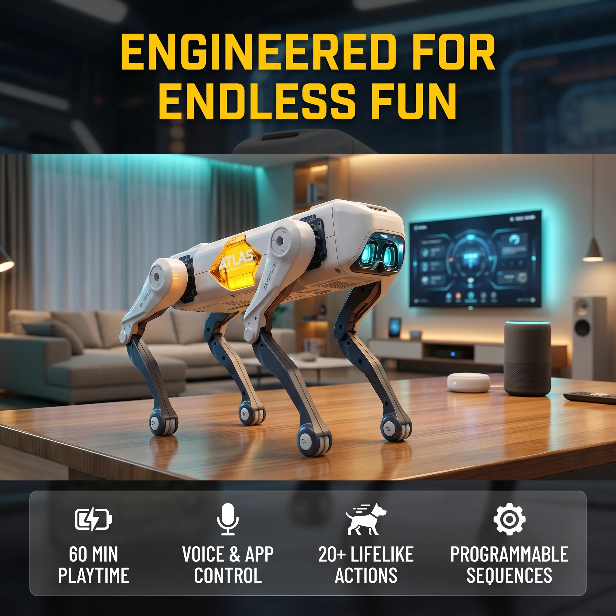 AI Smart Robot Dog, Voice & AP - Drone Kit With Camera recensione e prezzo